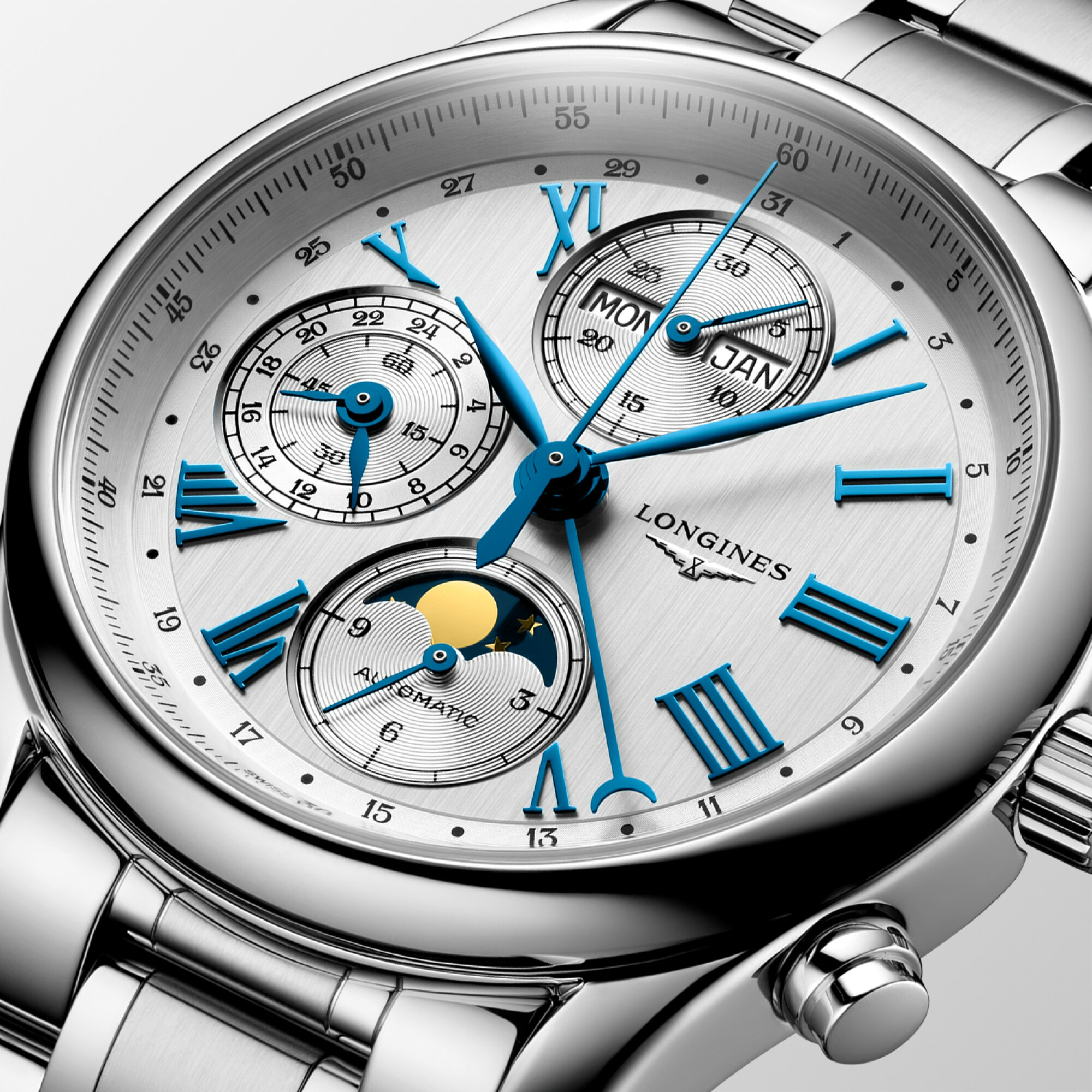 L2.673.4.71.6 マスターコレクション トリプルカレンダー ムーンフェイズ LONGINES ロンジン