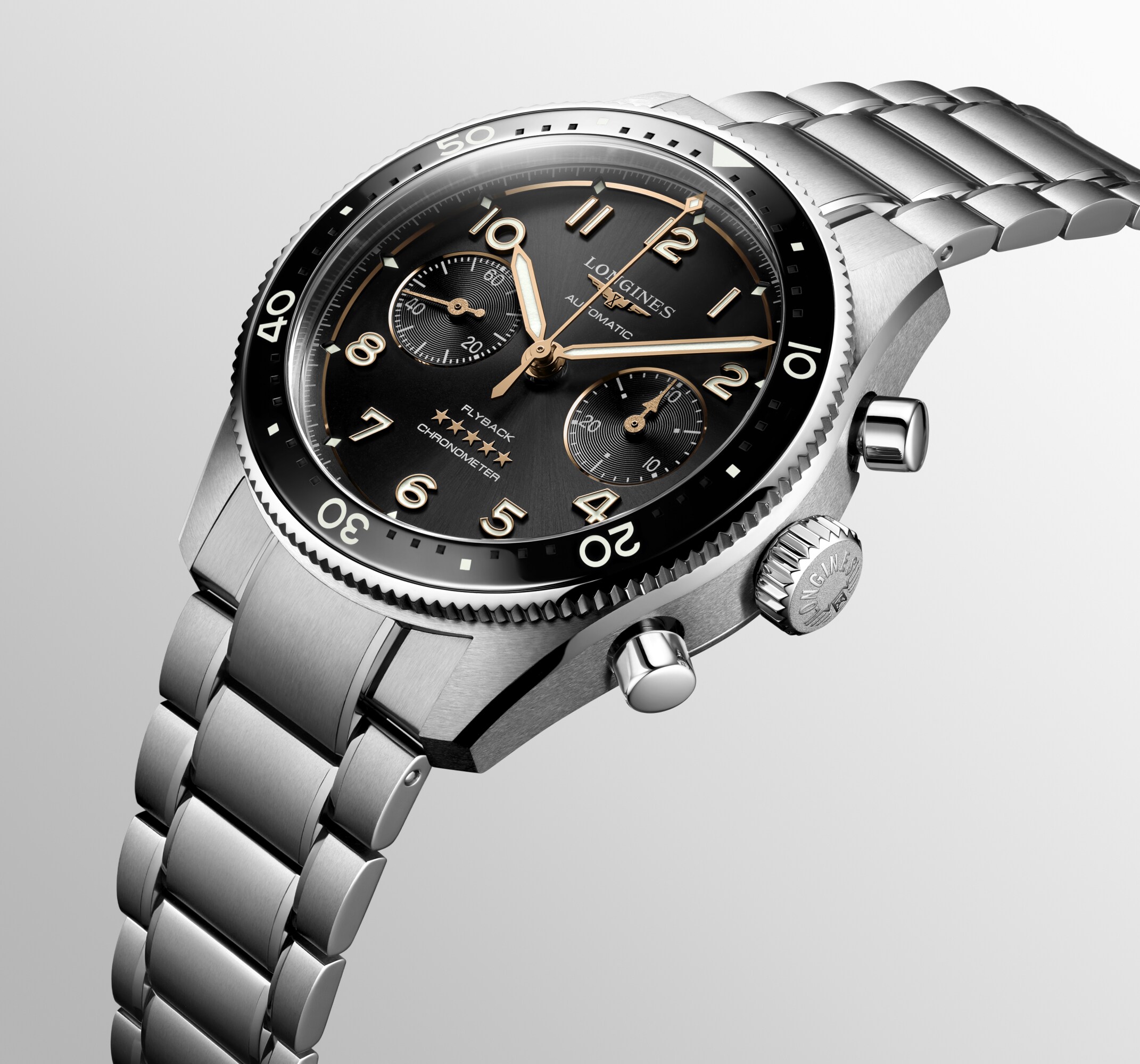 L3.821.4.53.6 スピリット フライバック LONGINES ロンジン