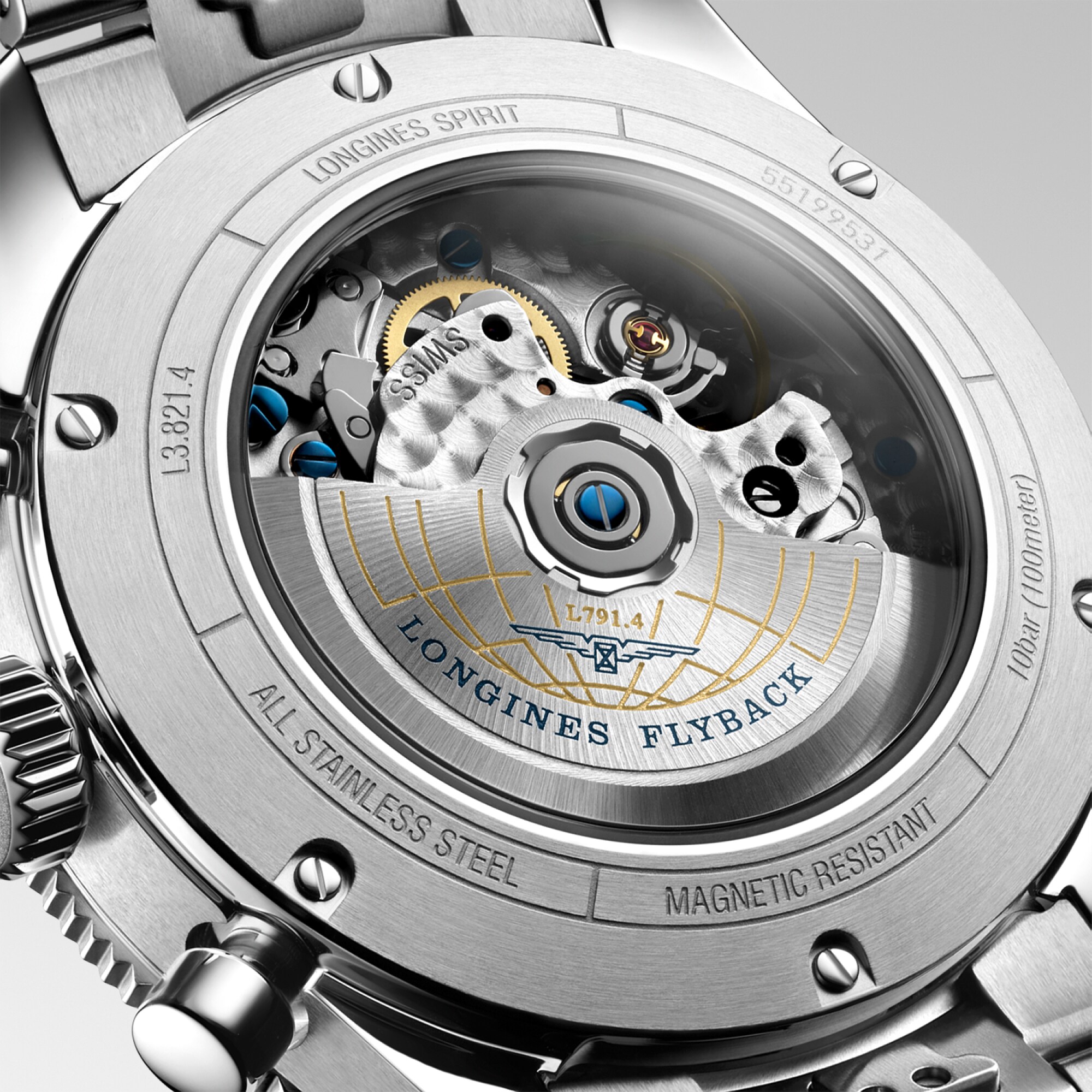 L3.821.4.93.6 スピリット フライバック LONGINES ロンジン
