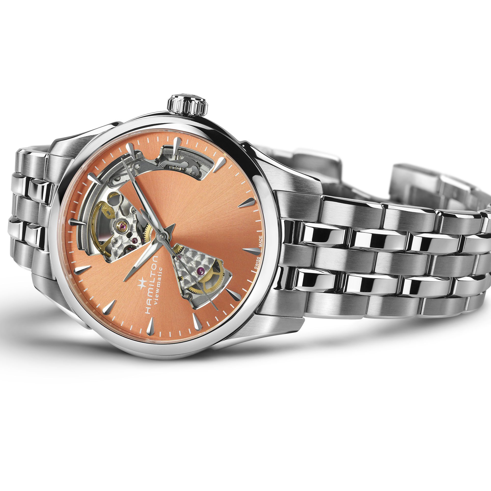 H32215100 ジャズマスター Open Heart Lady Auto HAMILTON ハミルトン