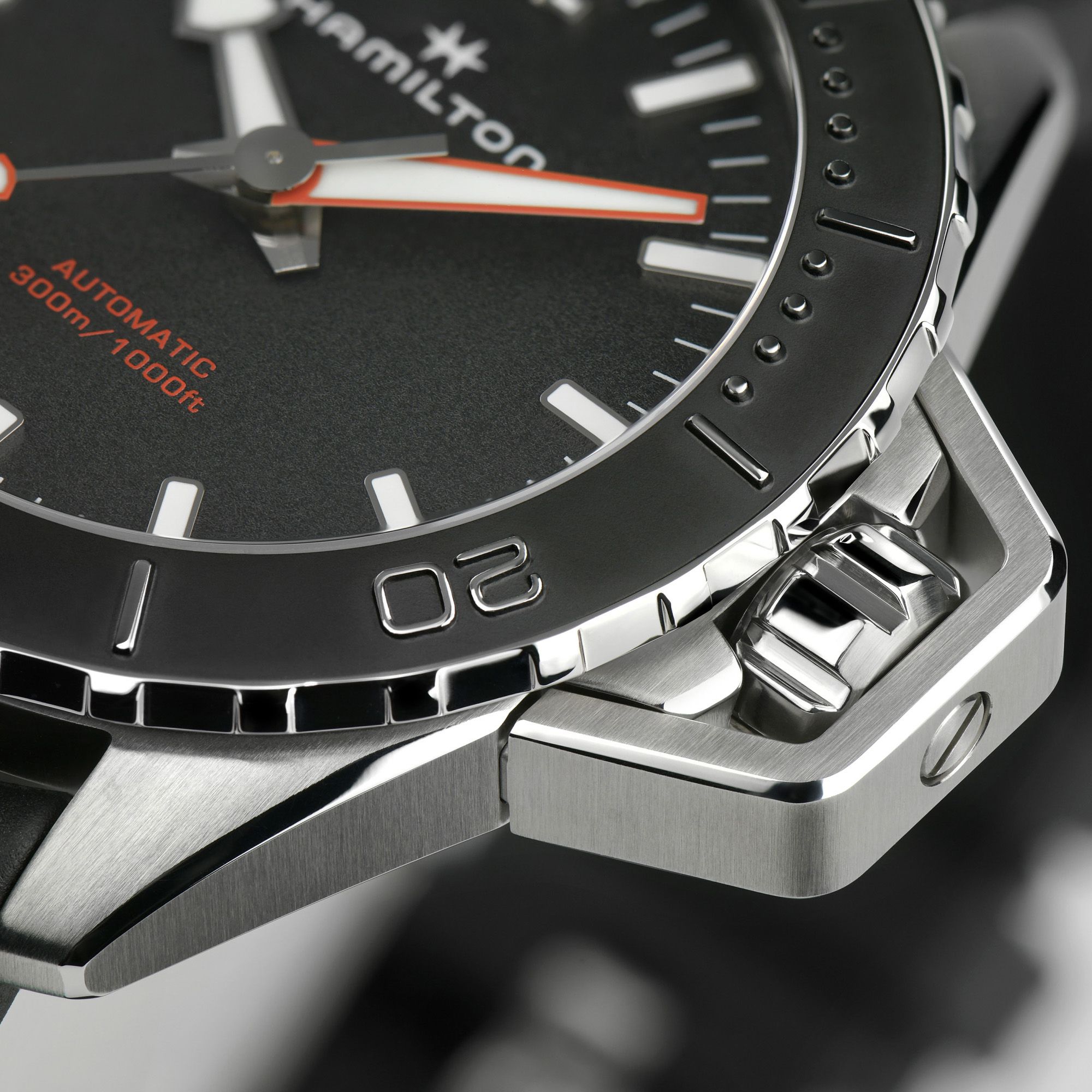 H77825330 カーキ ネイビー オープンウォーター オート 46ｍｍ HAMILTON ハミルトン