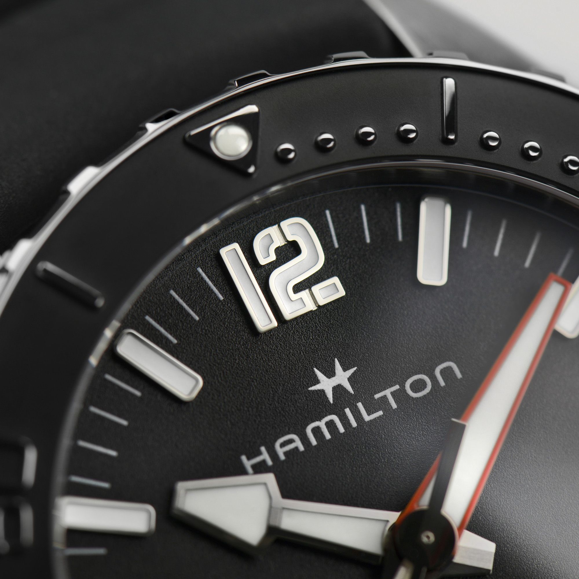 H77825330 カーキ ネイビー オープンウォーター オート 46ｍｍ HAMILTON ハミルトン