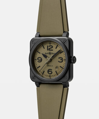BR 03 MILITARY CERAMIC BR03A-MIL-CE/SRB Bell&Ross ベル＆ロス