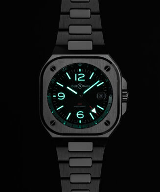 BR05-GMT-STEEL BR05G-BL-ST/SST Bell&Ross ベルアンドロス