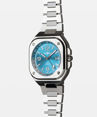 BR 05 GMT SKY BLUE BR05G-PB-ST/SST Bell&Ross ベルアンドロス