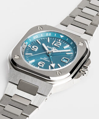 BR 05 GMT SKY BLUE BR05G-PB-ST/SST Bell&Ross ベルアンドロス