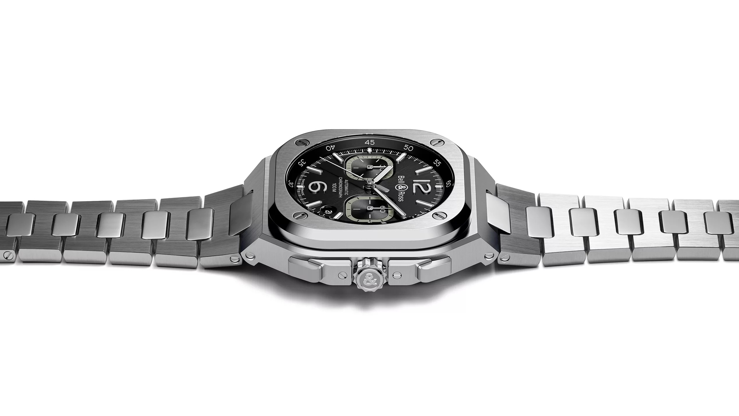 BR05 CHRONO Black Steel BR05C-BL-ST/SST Bell&Ross ベルアンドロス