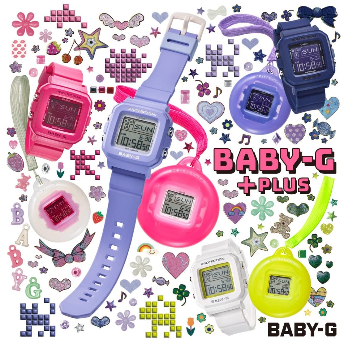 カシオ CASIO BGD-10K-2JR G-SHOCK BABY-G＋PLUS ベイビージープラス