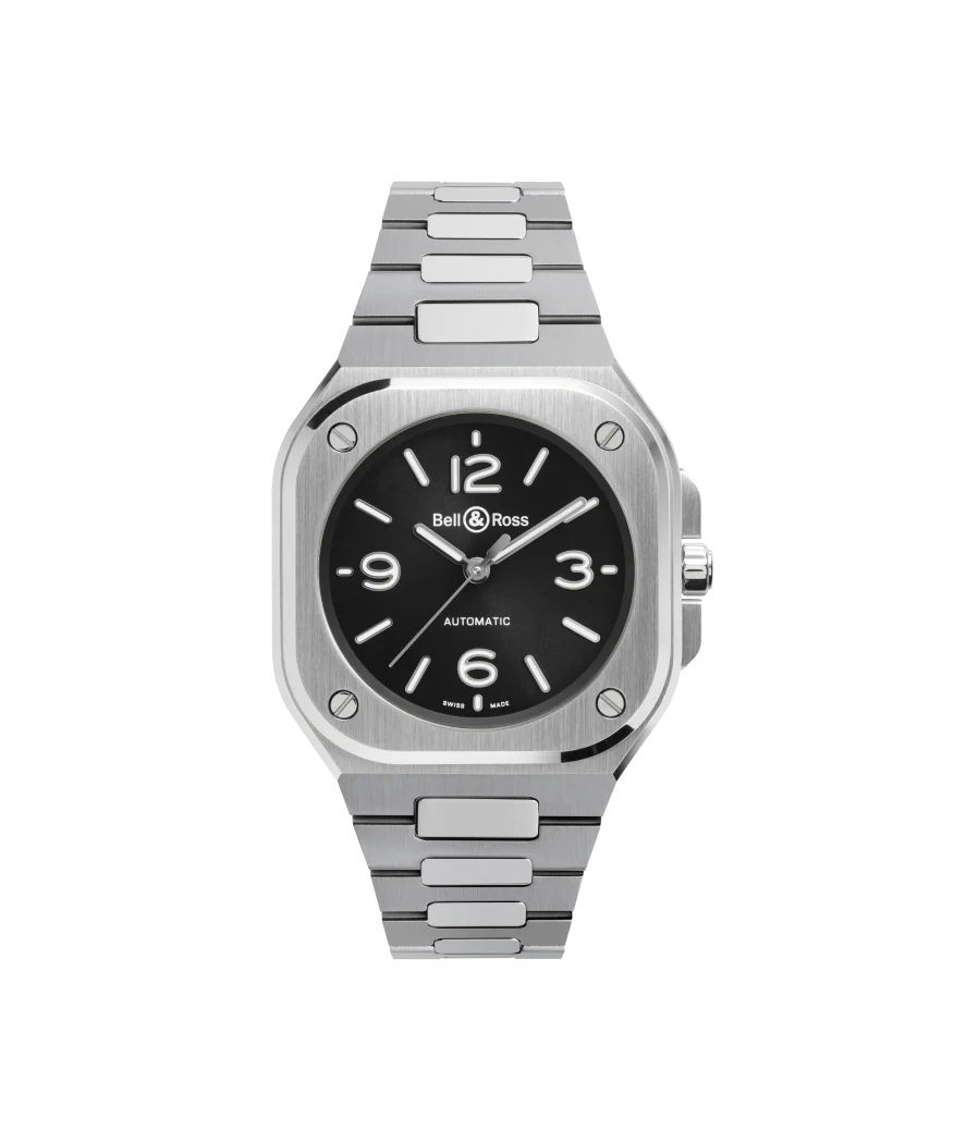 ベル＆ロス Bell&Ross BR05A-S-BL-ST/SST BR-05 36 mm Black Steel