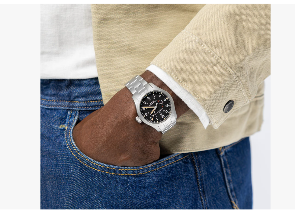 ハミルトン HAMILTON H69509130 Mechanical Power Reserve 40 mm カーキ フィールド