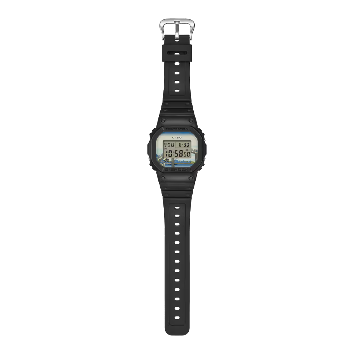 カシオ CASIO G-SHOCK DW-5600KHFM25-1JR DIGITAL 5600 SERIES 深川万年橋下