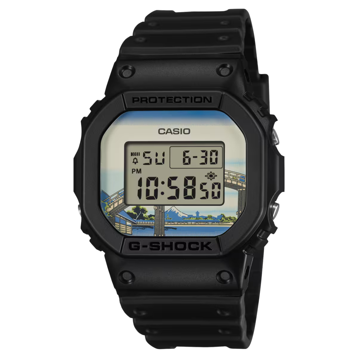 カシオ CASIO G-SHOCK DW-5600KHFM25-1JR DIGITAL 5600 SERIES 深川万年橋下