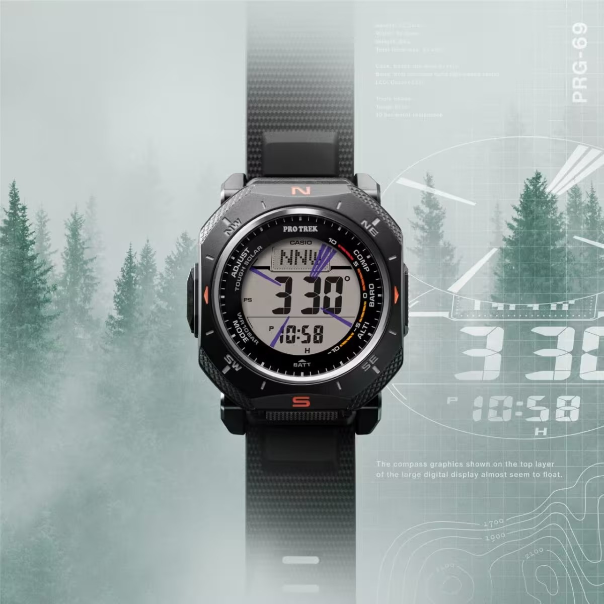 カシオ CASIO プロトレック PRO TREK PRG-69-1JF Climber Line