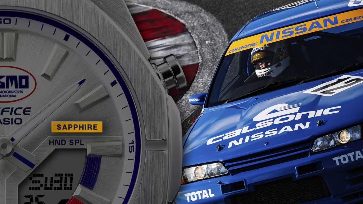 伝説のカルソニックスカイラインをオマージュした ワンポイントアクセント