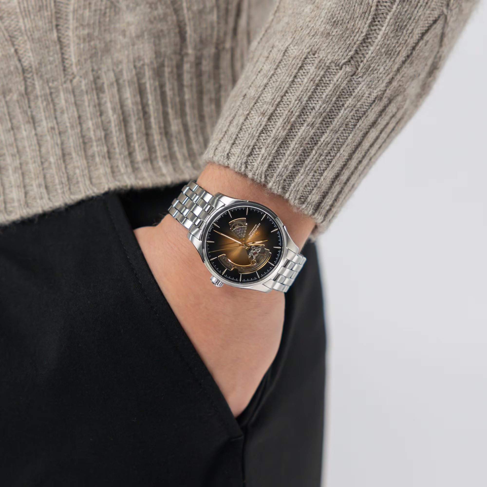 ハミルトン HAMILTON ジャズマスター オープン ハート オート 40mm