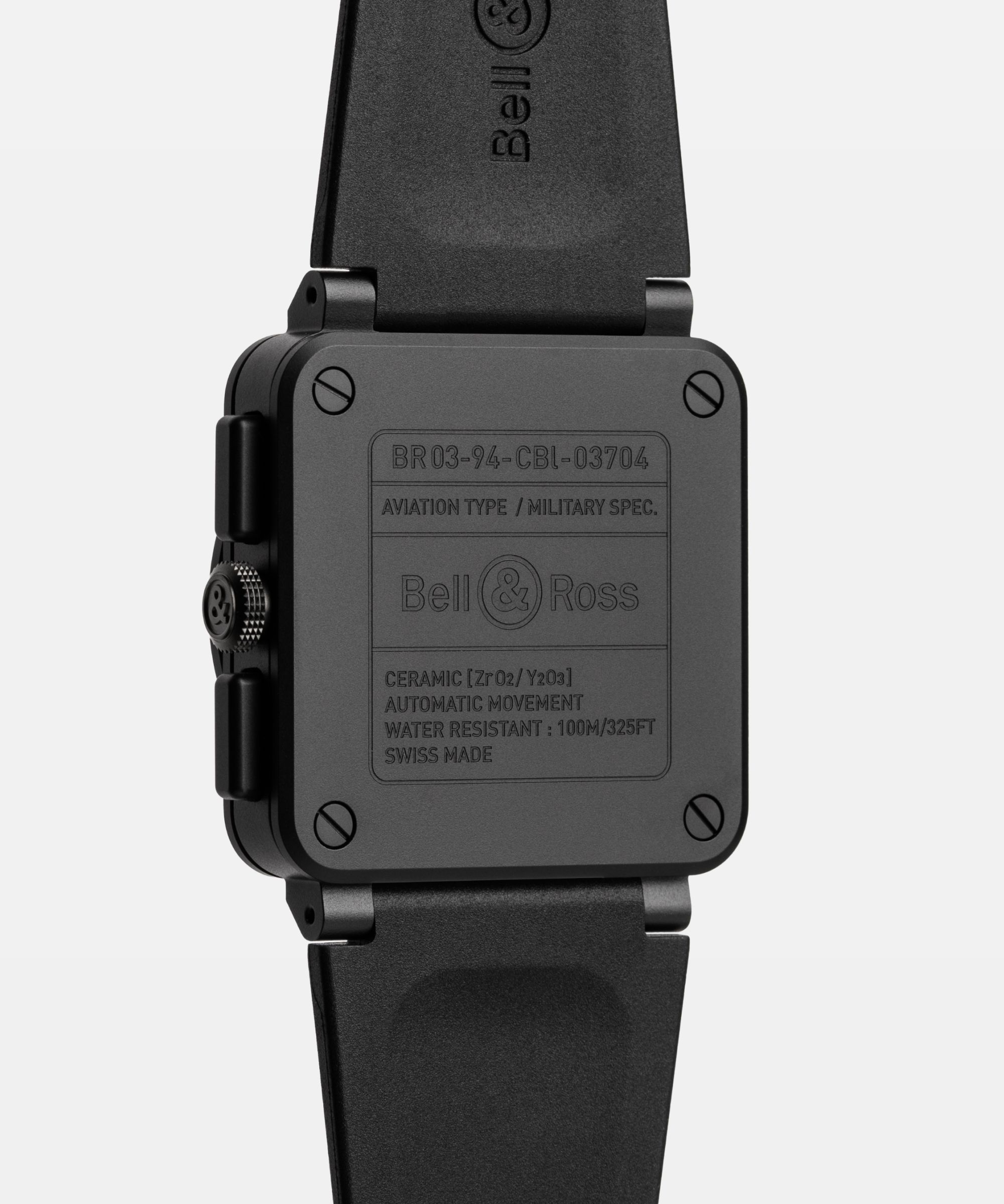 BR-03 Chrono Black Matte BR0394-BL-CE/SRB Bell&Ross ベルアンドロス