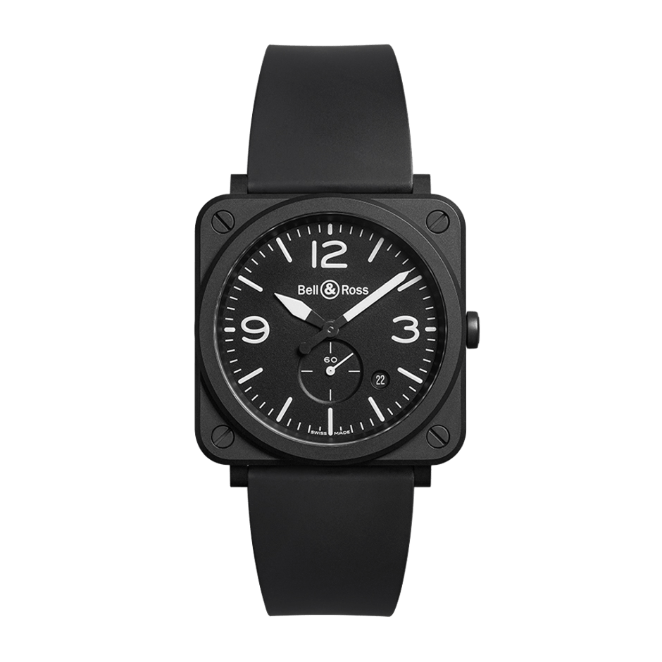 ベル＆ロス Bell&Ross BRS-BL-CEM/SRB BR-S black matte ベルアンドロス
