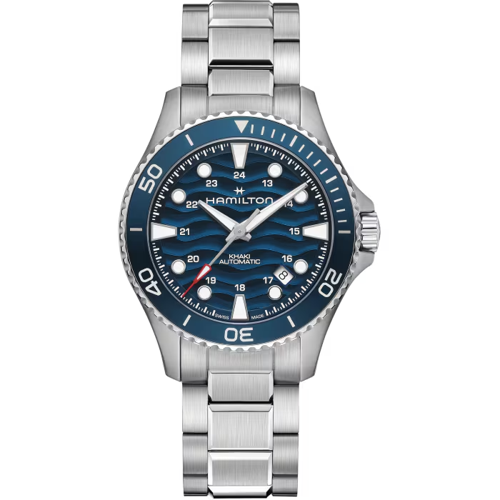 ハミルトン HAMILTON H82425140 カーキ ネイビー スキューバ