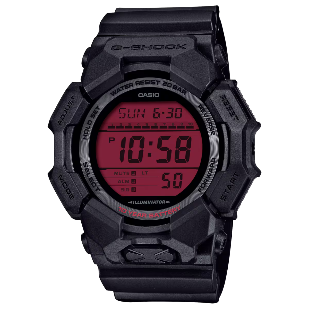 カシオ CASIO G-SHOCK GD-010BBR-1JF DIGITAL GD-010 SERIES