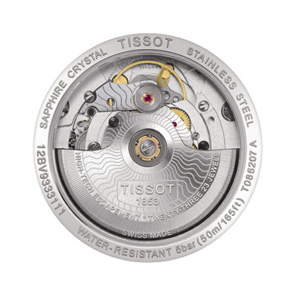 ティソ TISSOT T086.207.11.111.00 T-クラシック 自動巻き マザーオブパール