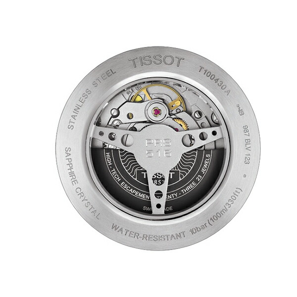 ティソ TISSOT T100.430.37.201.00 PRS 516 自動巻き カーボン