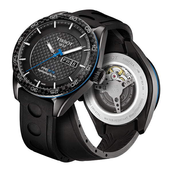 ティソ TISSOT T100.430.37.201.00 PRS 516 自動巻き カーボン