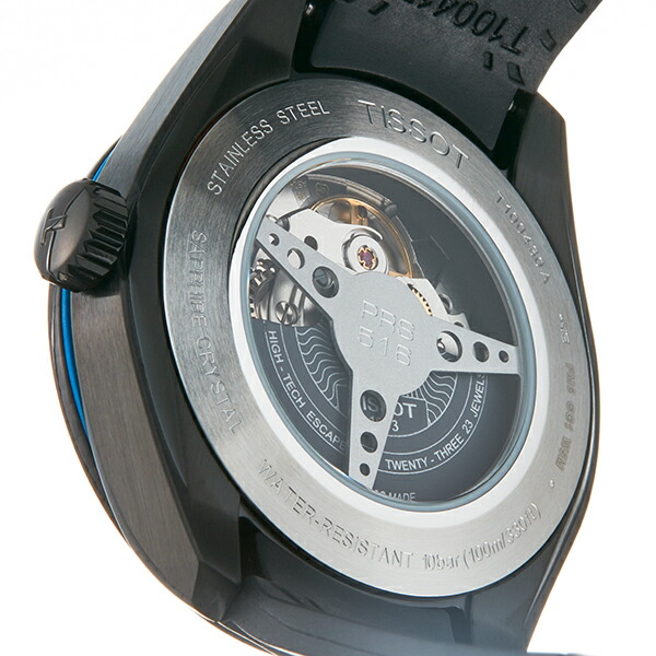 ティソ TISSOT T100.430.37.201.00 PRS 516 自動巻き カーボン