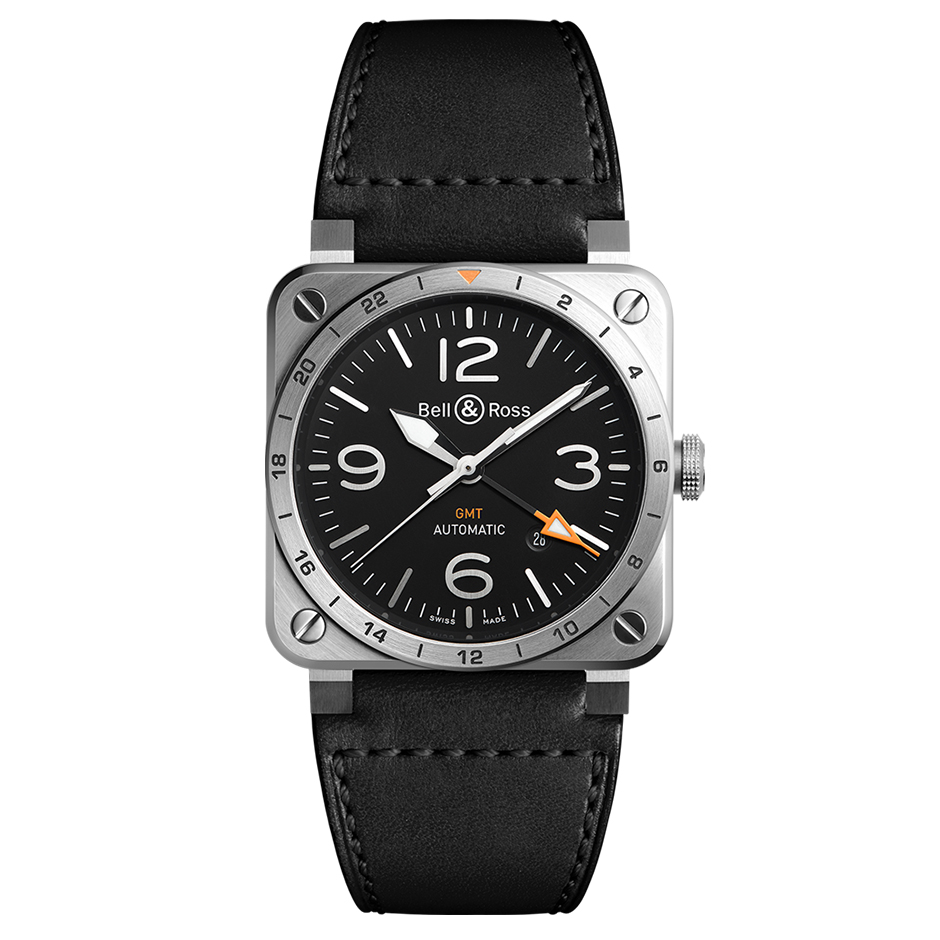 ベル＆ロス Bell&Ross BR0393-GMT-ST/SCA BR 03-93 GMT ベルアンドロス 自動巻