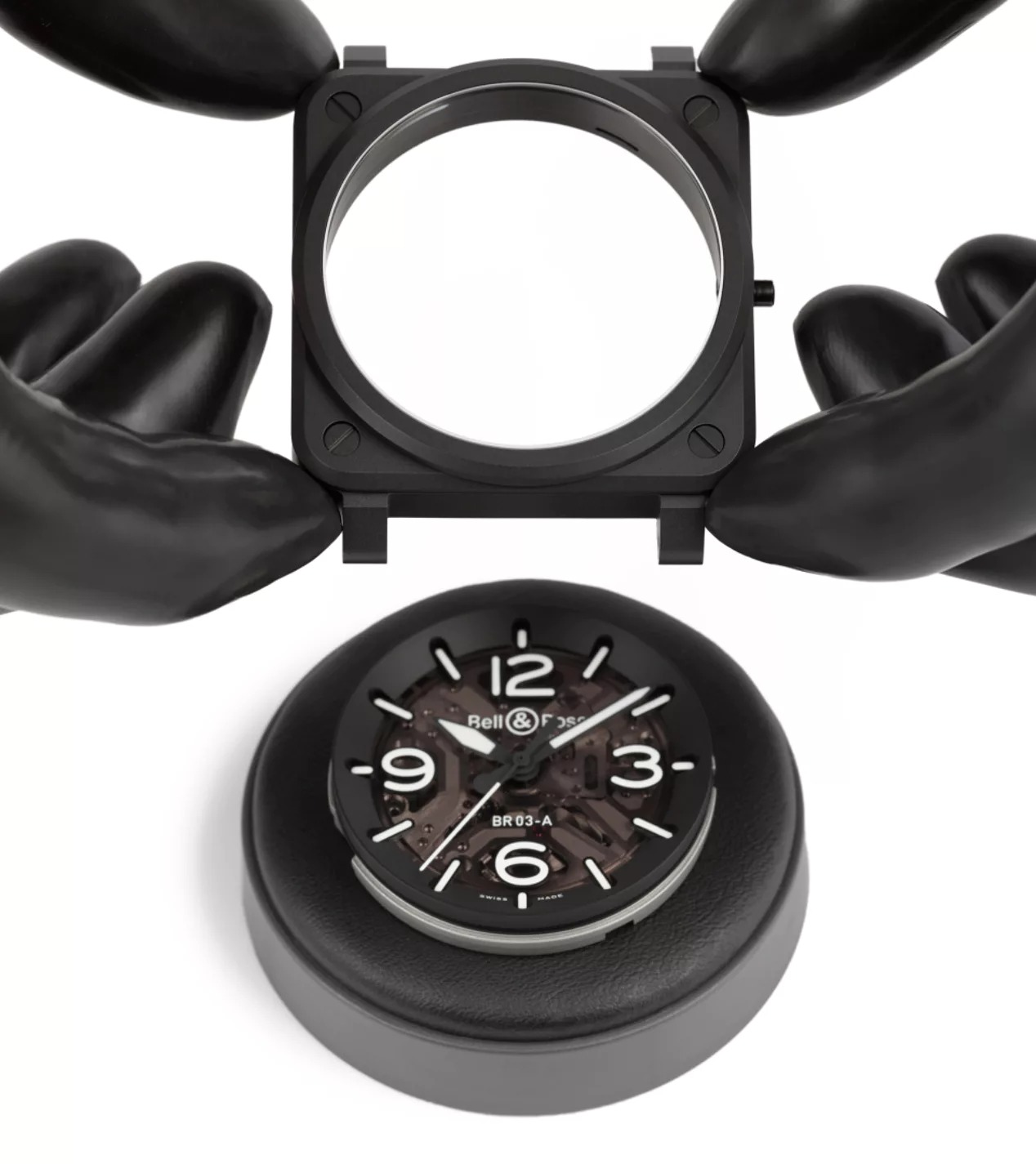 ベル＆ロス Bell&Ross BR03A-BL-SKCE/SRB BR-03 Skeleton Black Ceramic