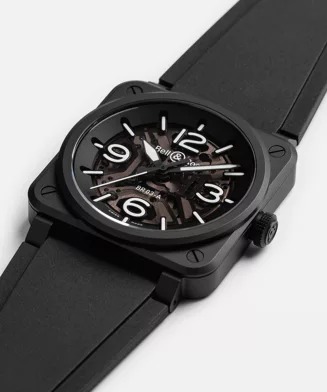 ベル＆ロス Bell&Ross BR03A-BL-SKCE/SRB BR-03 Skeleton Black Ceramic