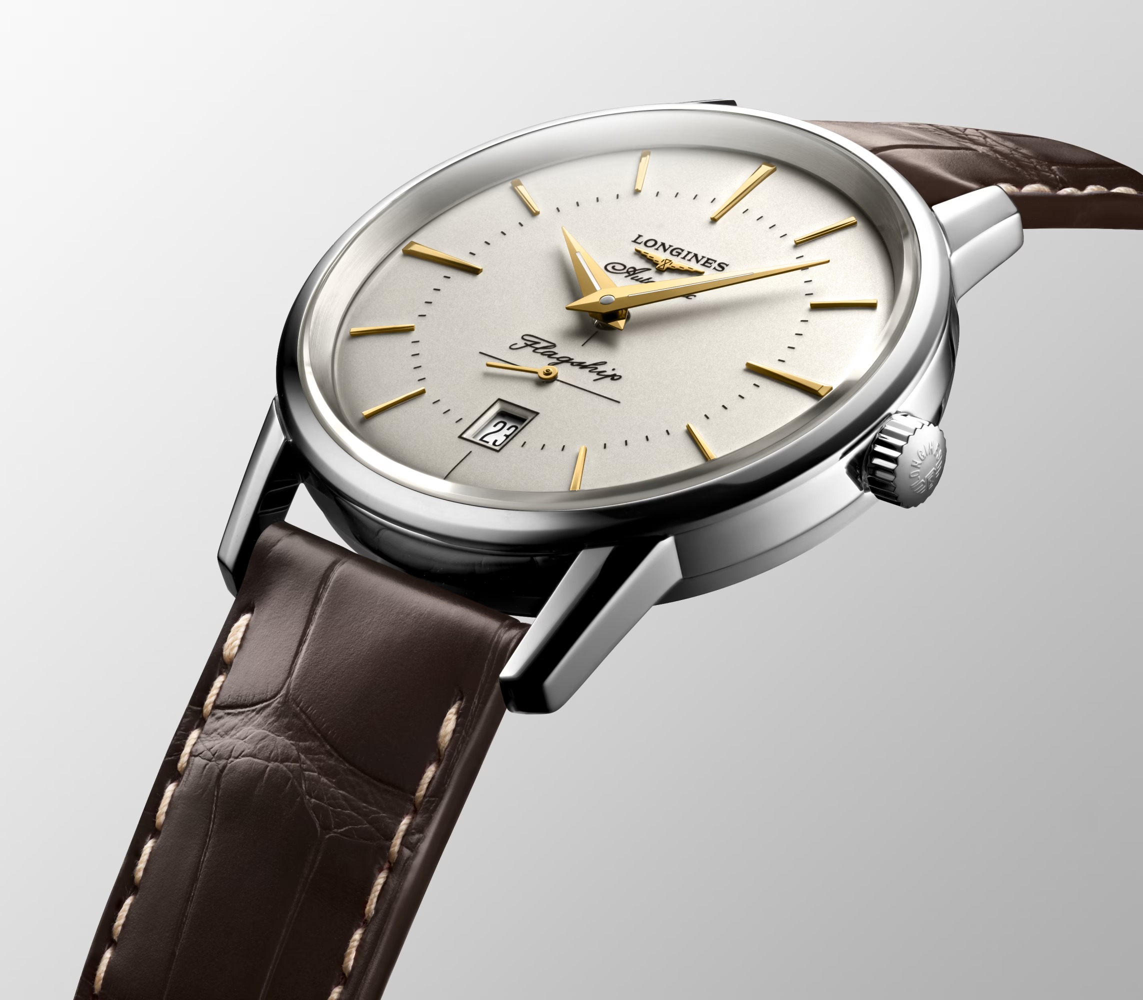 ロンジン LONGINES L4.795.4.78.2 フラッグシップ ヘリテージ