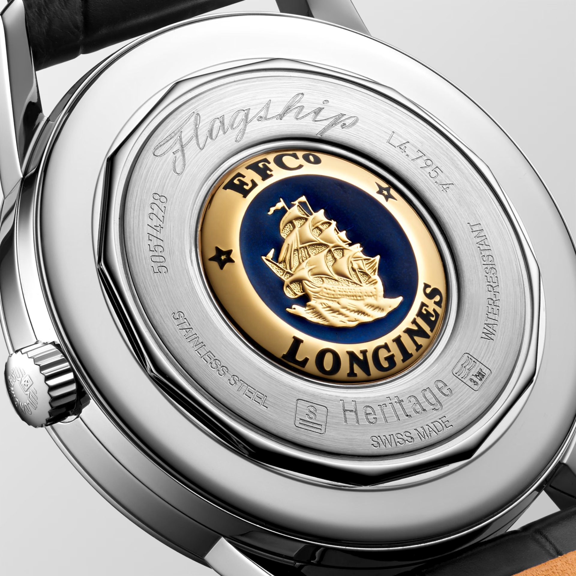 ロンジン LONGINES L4.795.4.78.2 フラッグシップ ヘリテージ