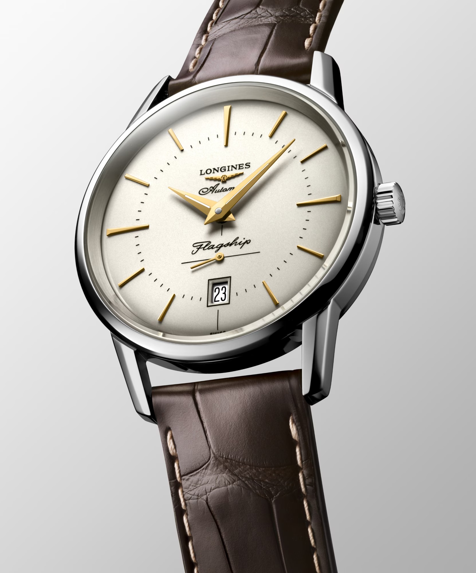 ロンジン LONGINES L4.795.4.78.2 フラッグシップ ヘリテージ