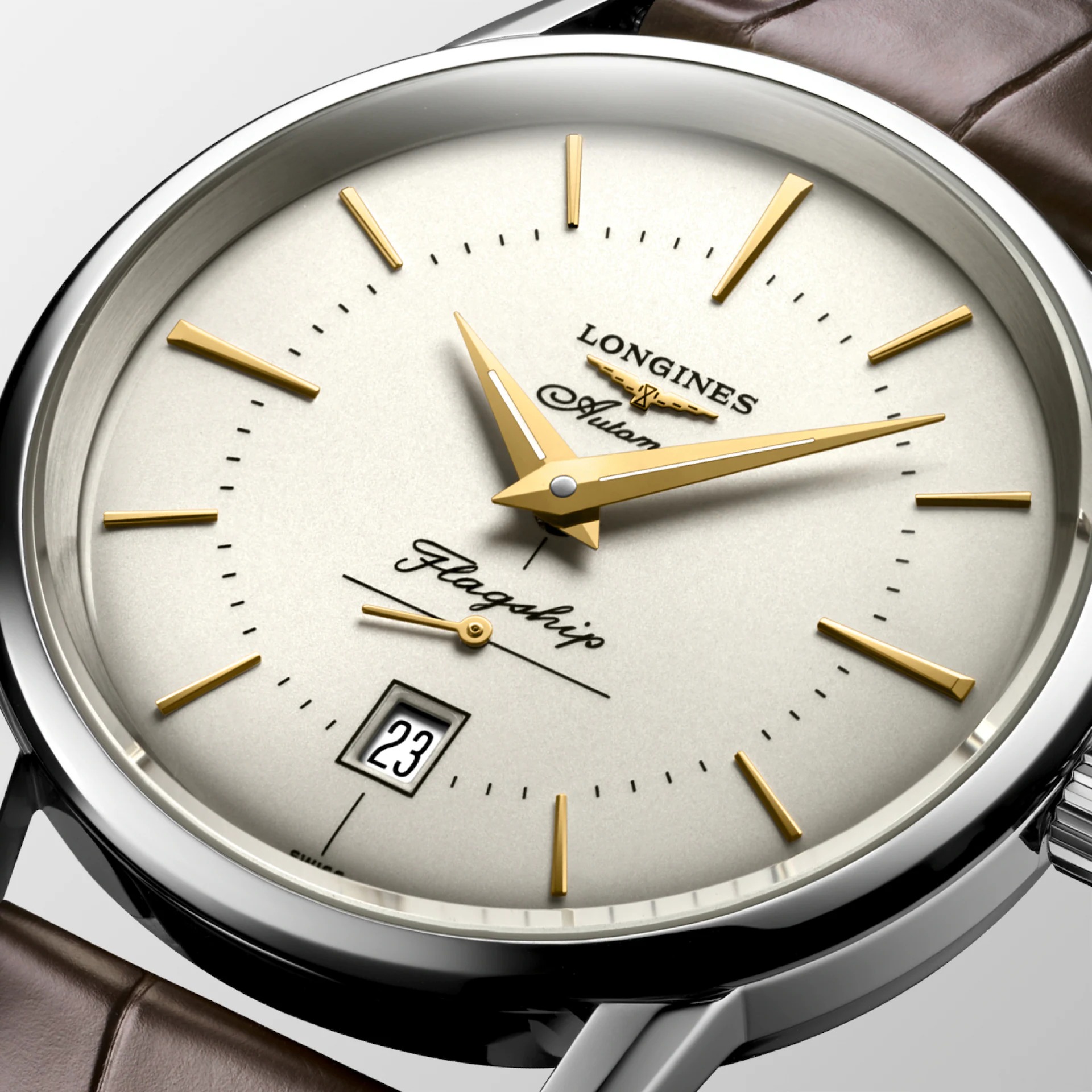 ロンジン LONGINES L4.795.4.78.2 フラッグシップ ヘリテージ