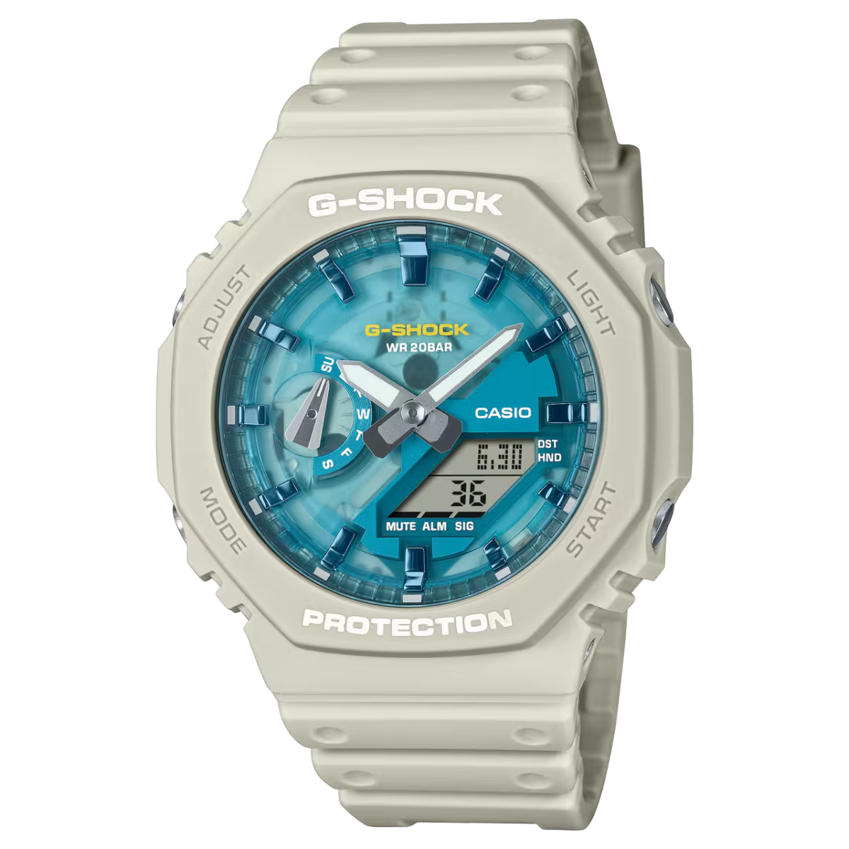 カシオ CASIO G-SHOCK GA-2100AS-5AJF ANALOG-DIGITAL 2100 Series
