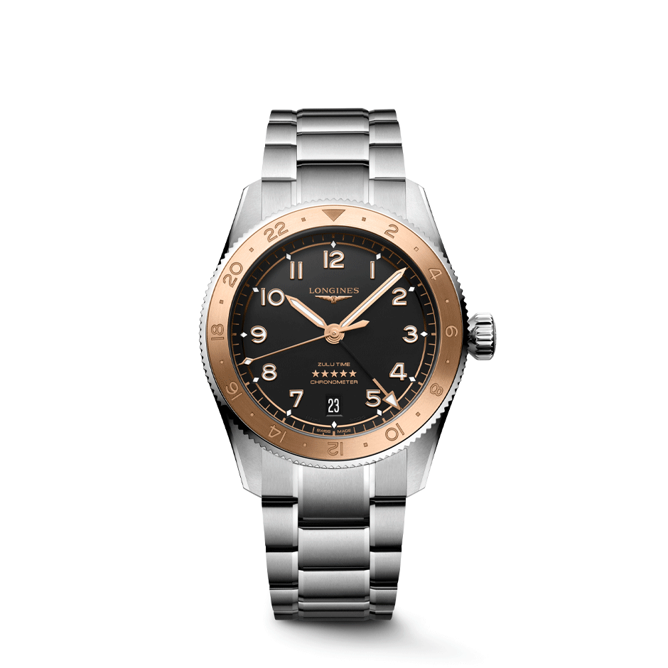 ロンジン LONGINES L3.803.5.53.6 スピリット ZULU TIME 1925