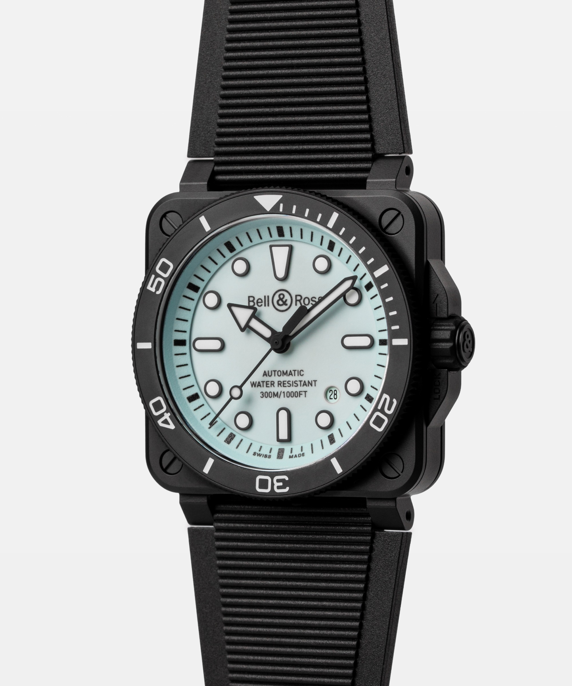 ベル＆ロス Bell&Ross BR03A-D-LM-CE/SRB BR-03 Diver Full Lum Ceramic