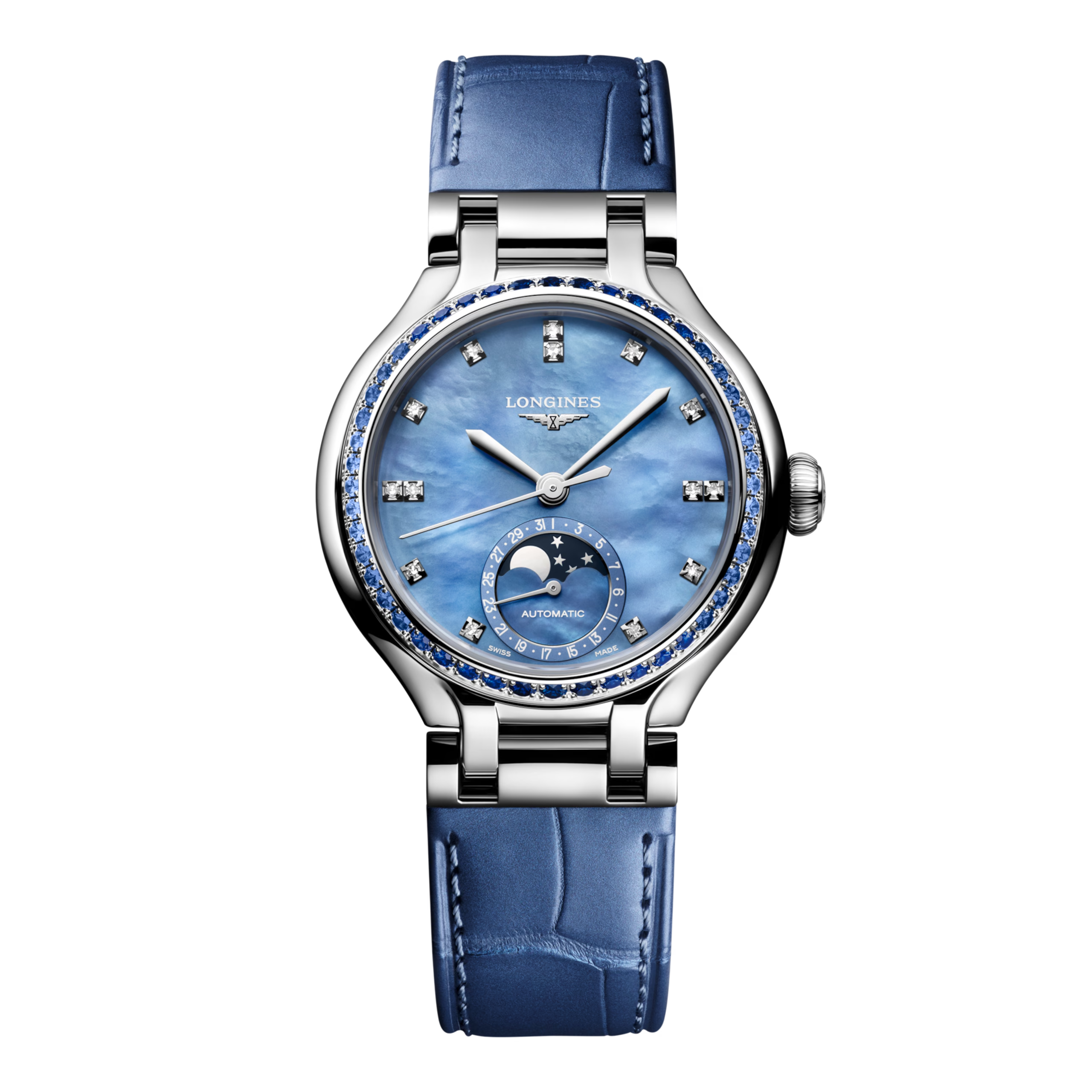 ロンジン LONGINES L8.126.0.97.2 プリマルナ ムーンフェイズ