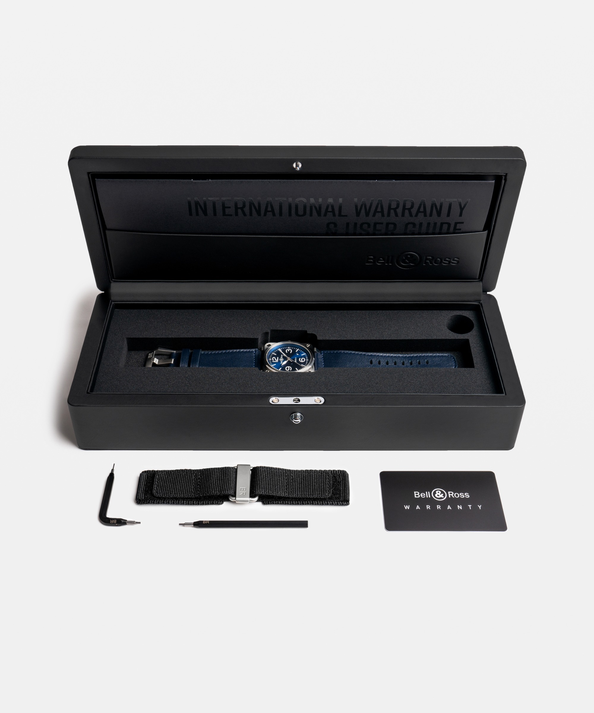 ベル＆ロス Bell&Ross BR03A-BLU-ST/SCA BR 03 BLUE STEEL ベルアンドロス