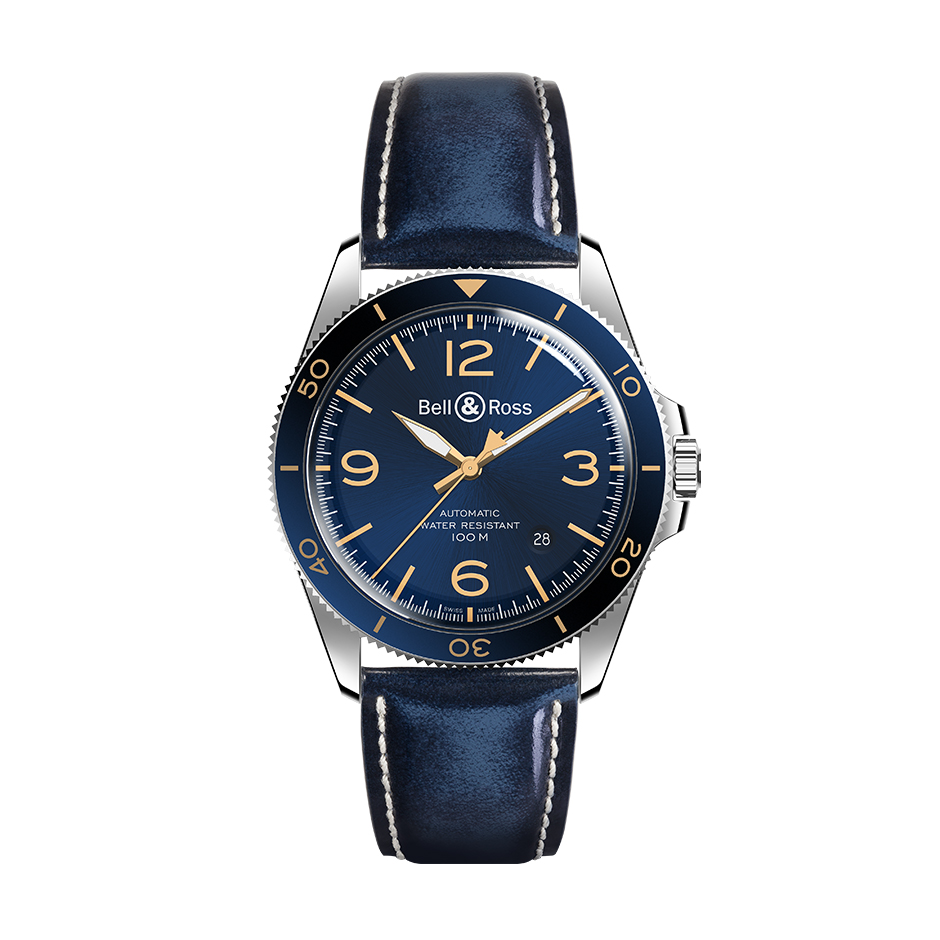 BR V2-92 AERONAVALE BRV292-BU-G-ST/SCA Bell&Ross ベル＆ロス