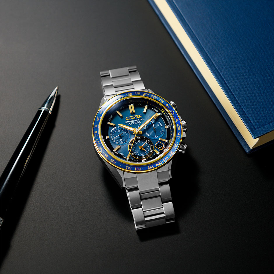 CC4054-68L ATTESA ACT Line Power of Neptune CITIZEN シチズン