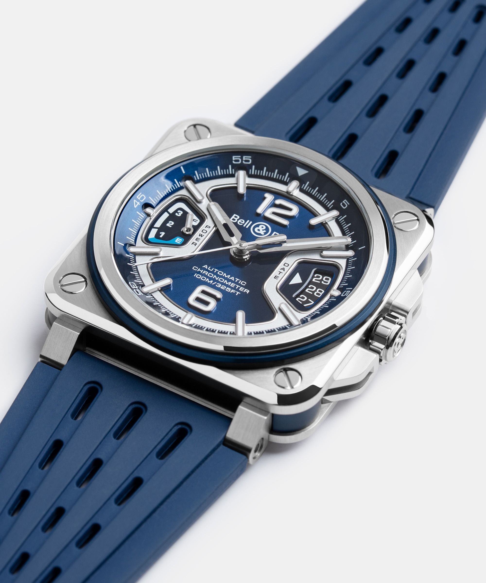 ベル＆ロス Bell&Ross BRX3R-BLU-ST/SRB