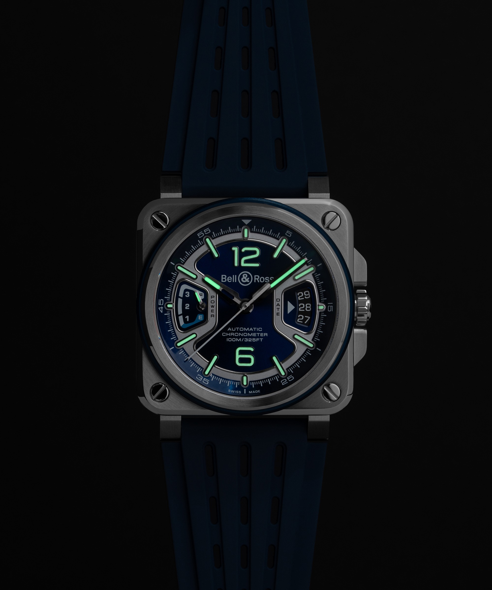 ベル＆ロス Bell&Ross BRX3R-BLU-ST/SRB