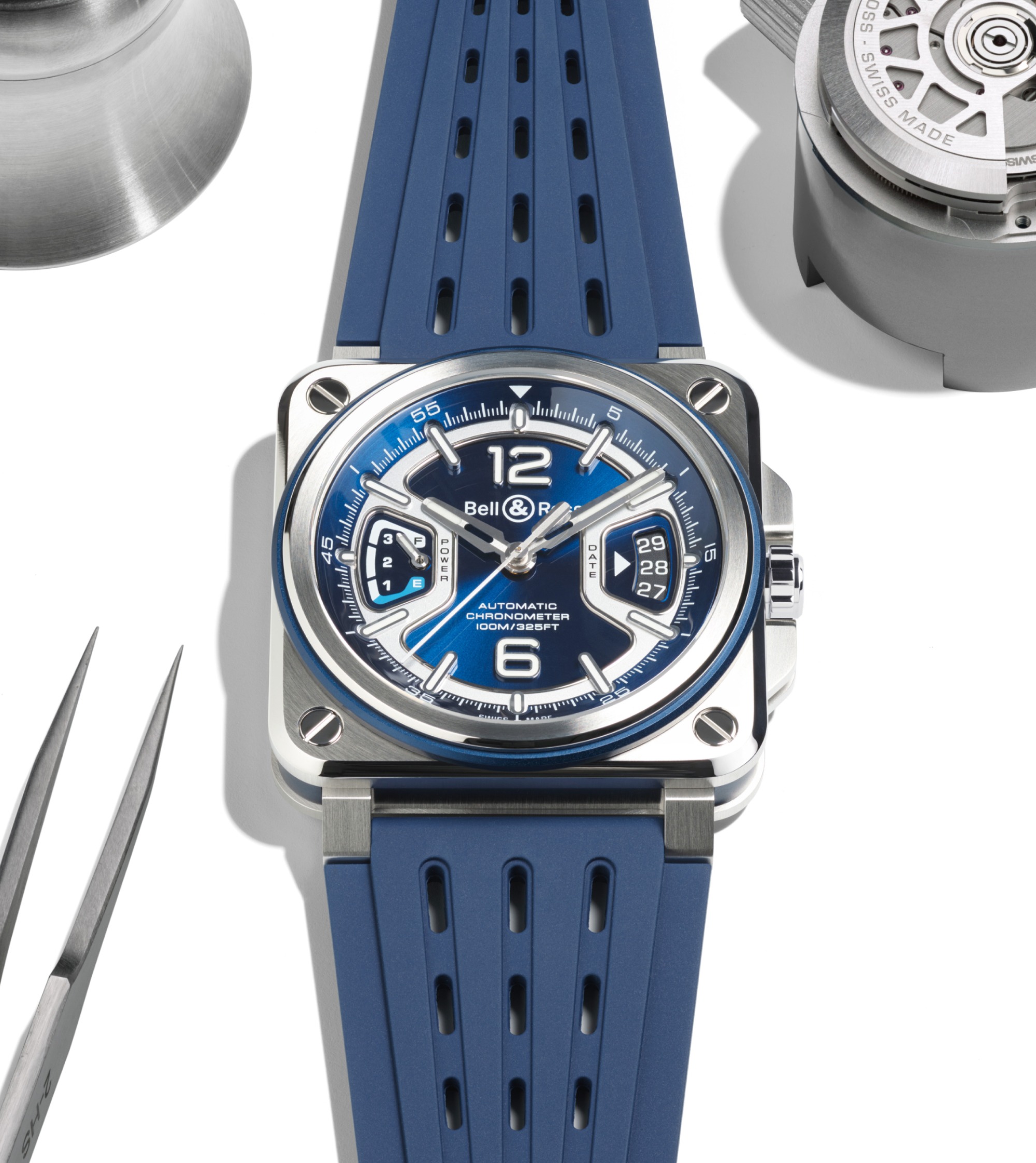 ベル＆ロス Bell&Ross BRX3R-BLU-ST/SRB