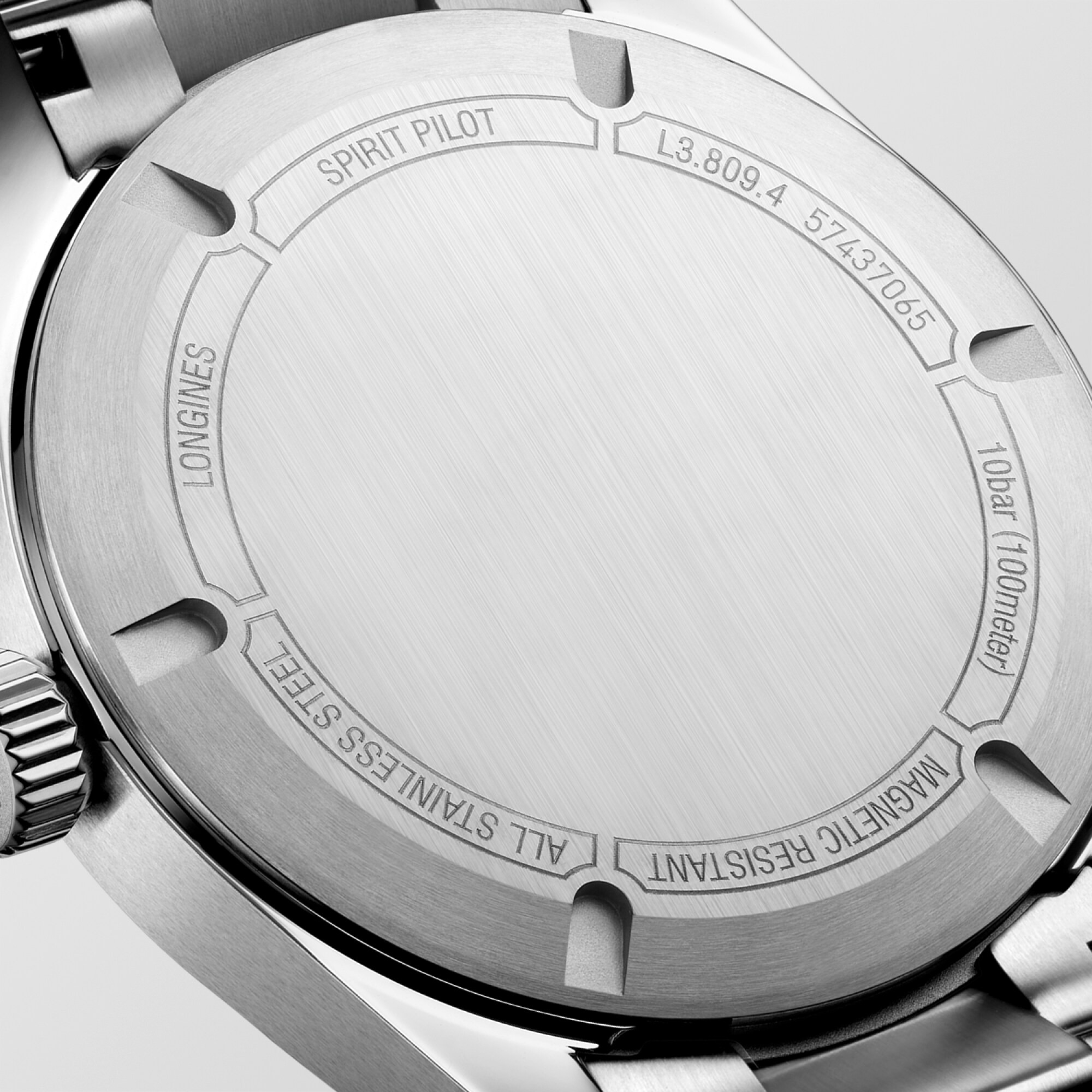 ロンジン LONGINES L3.809.4.53.6 SPIRIT PILOT