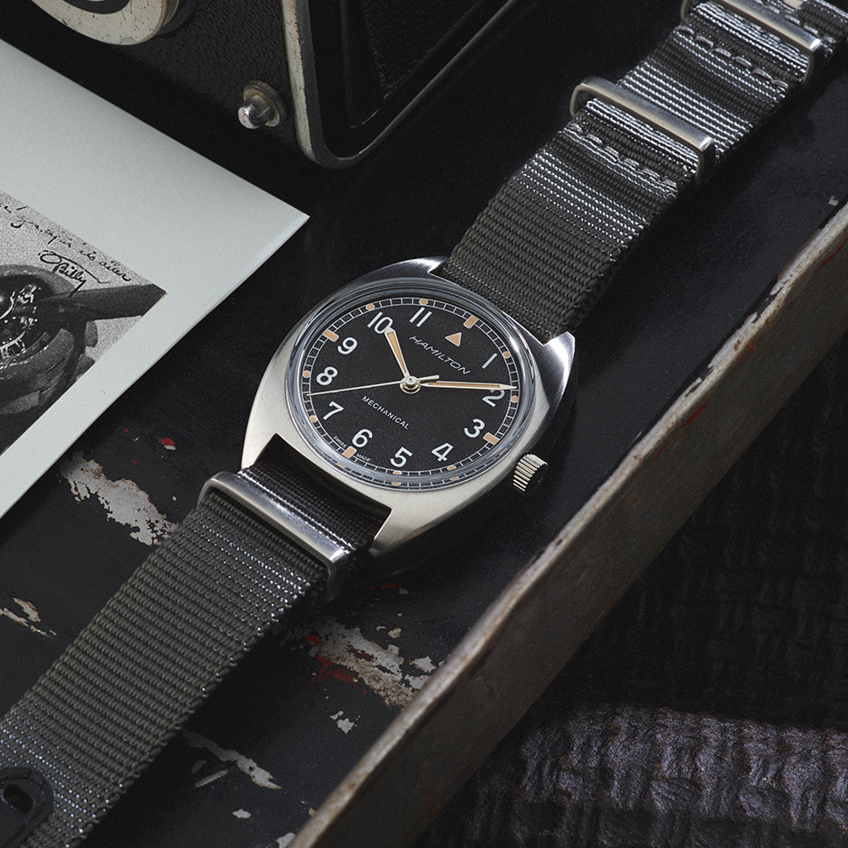 H76419931 カーキ アビエーション Pilot Pioneer Mechanical HAMILTON ハミルトン