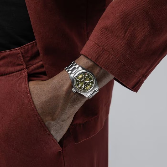 ハミルトン HAMILTON H70455160 カーキ フィールド Auto 38 mm