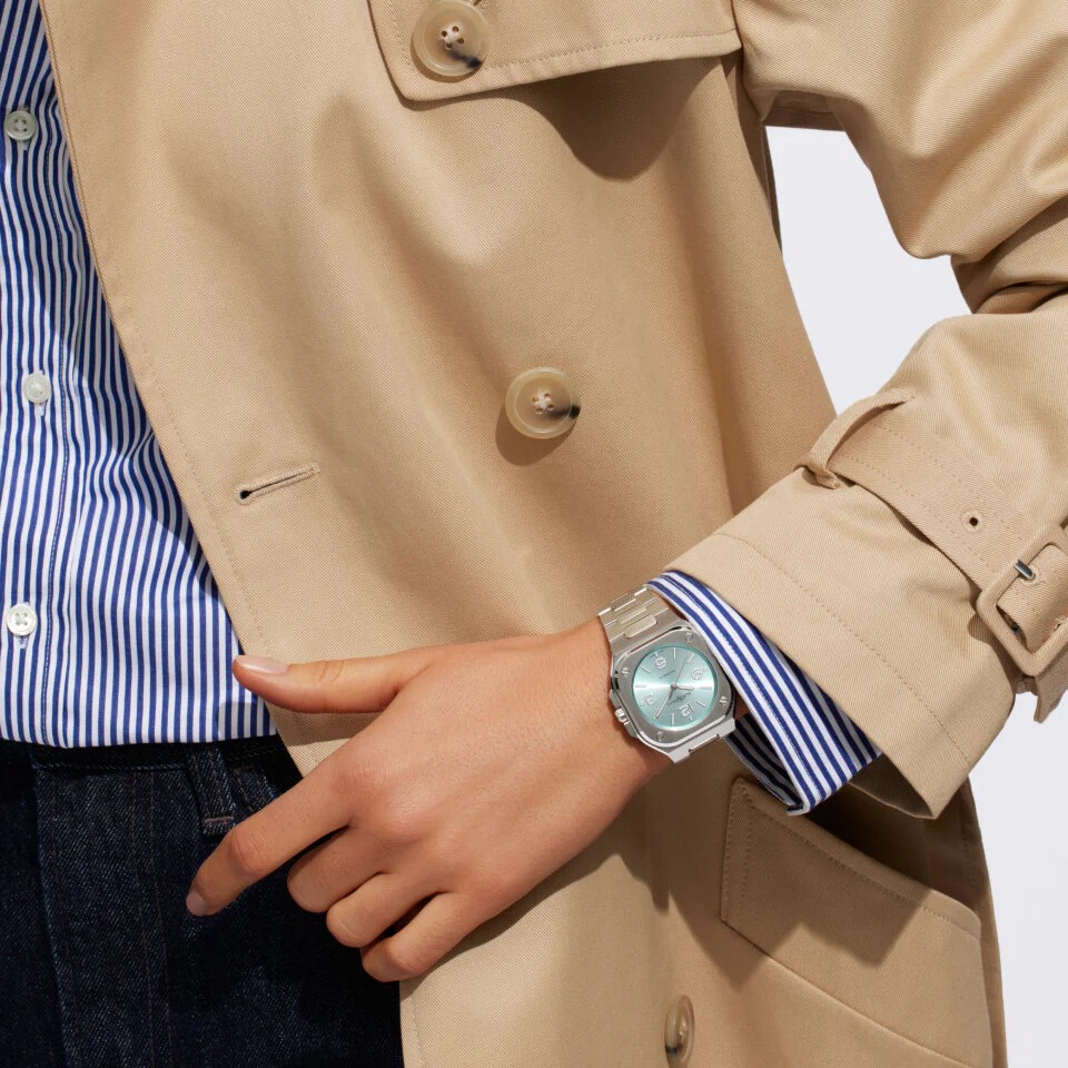 ベル＆ロス Bell&Ross BR05A-S-BU-ST/SST BR-05 36 mm Ice Blue Steel 自動巻