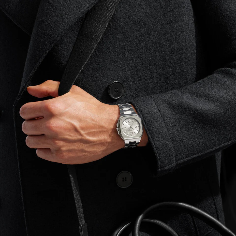 ベル＆ロス Bell&Ross BR05A-S-GR-ST/SST BR-05 36 mm Grey Steel 自動巻