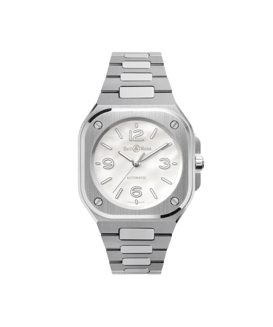 ベル＆ロス Bell&Ross BR05A-S-MP-ST/SST BR-05 36 mm Mother Of Pearl Steel 自動巻